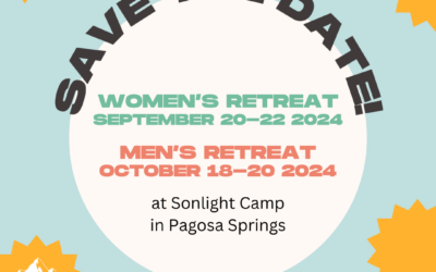 Save the Date for Women’s & Men’s Fall Retreats